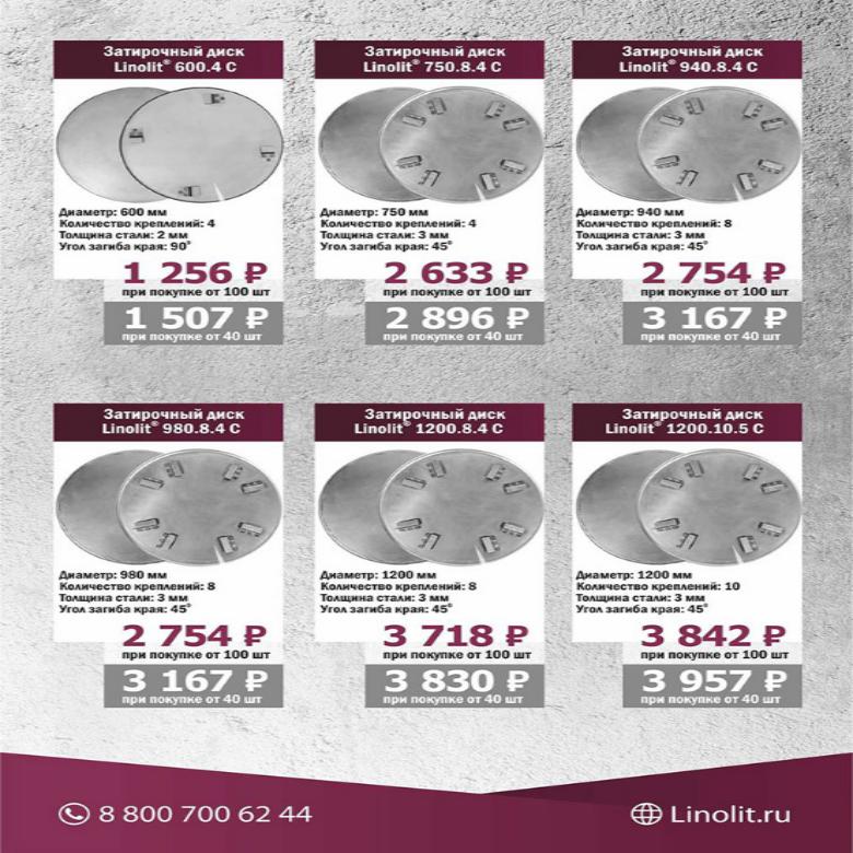 Новогодняя ДИСКОтека! Затирочные диски по специальной цене.